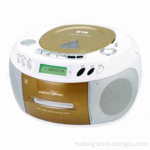 Portable cassette player with FM/AM radio and USB/TF card
